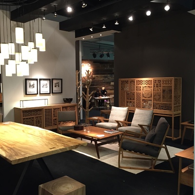 Foto panorámica del stand.