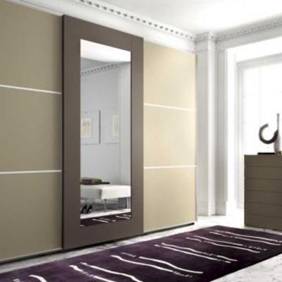 Frente de armario con espejo