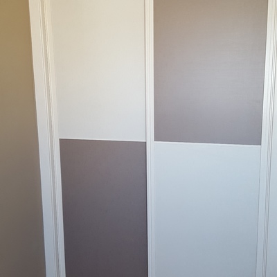 Frente de armario en sistema de hojas correderas