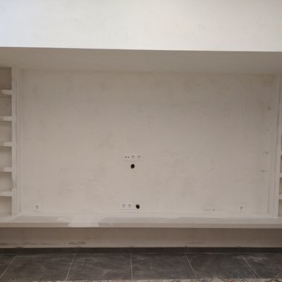estanteria y mueble de pladur