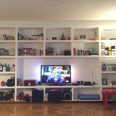 Mueble de escayola en Logroño