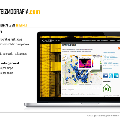 Gasteizmografia: Mapa Termográfico de las fachadas de Vitoria-Gasteiz