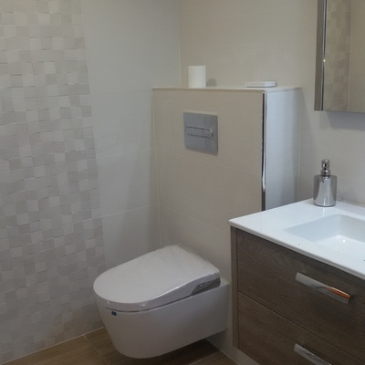 Gran sanitario de la casa Roca supendido tipo japones todo automático.