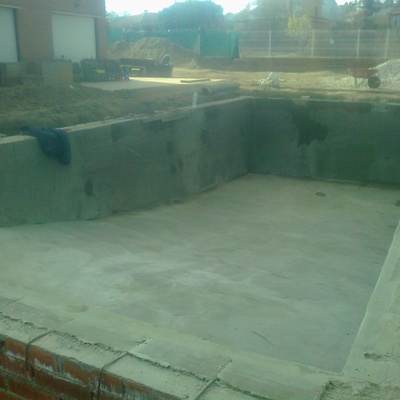 Construcción de piscina