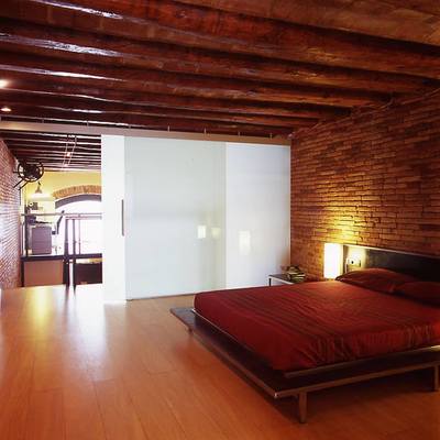habitación con separación planta alta