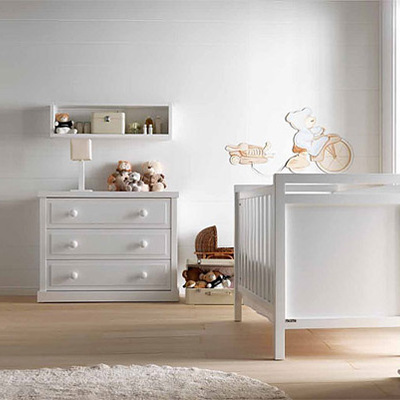 habitación infantil blanco
