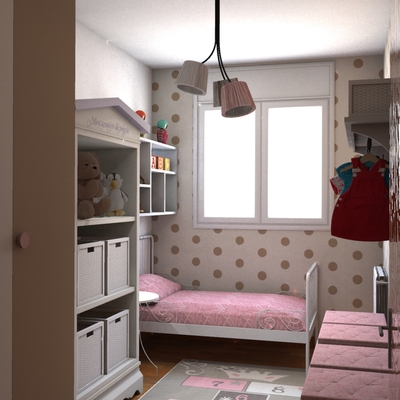 Una habitación infantil que mejora la distribución del espacio