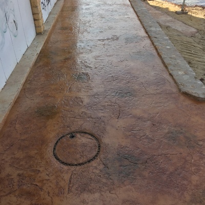 Pavimento hormigón impreso en Valencia