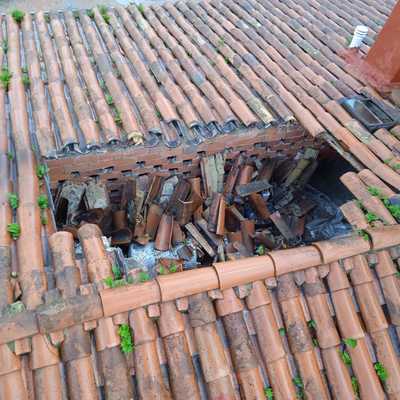 REPARACION HUNDIMIENTO DE TEJADO