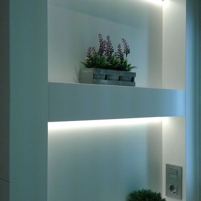 Iluminación de huecos en led.