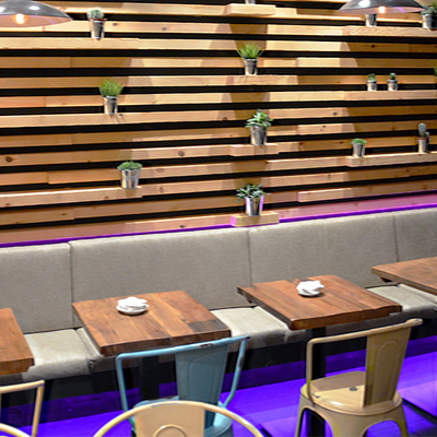 Iluminación de la zona del comedor