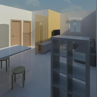 Propuesta de reforma de vivienda en 3D