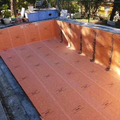 Reparación  de impermehabilización de piscina