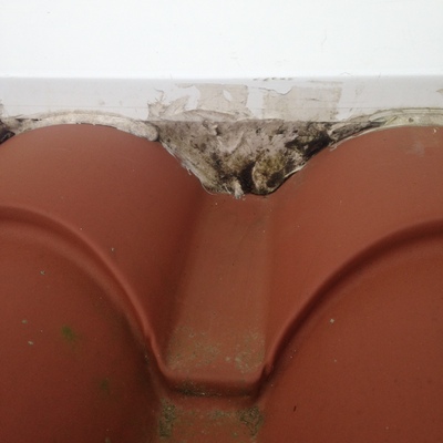 Impermehabilización   De  Un  Trozo   De  Un  Tejado.