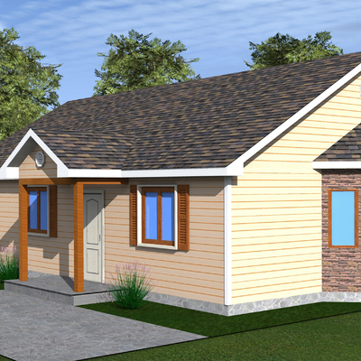 Casa Americana 3 dormitorios 2A3D106