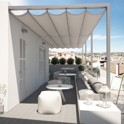 Ampliación de terraza y diseño de zona comedor chill out