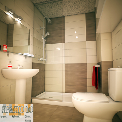 Infografía de el  baño