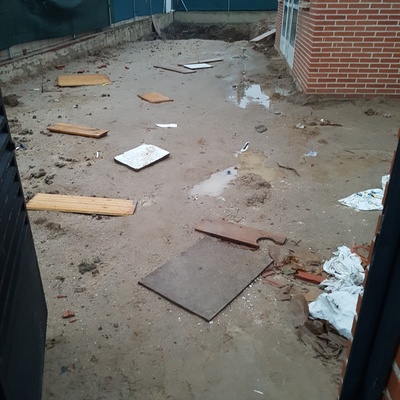 Construcción de piscina