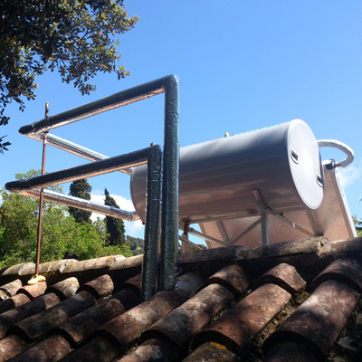 Instalación termosifónica de 200 litros