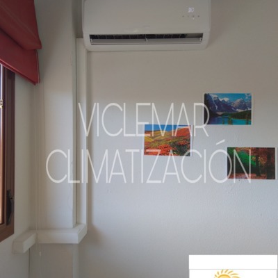 Instalación 1x1 realizada por los técnicos de viclemar climatización