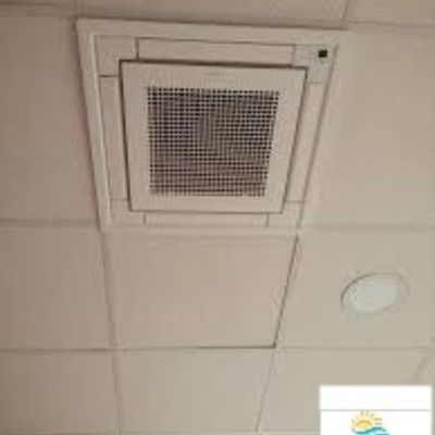 Instalación cassete en un local