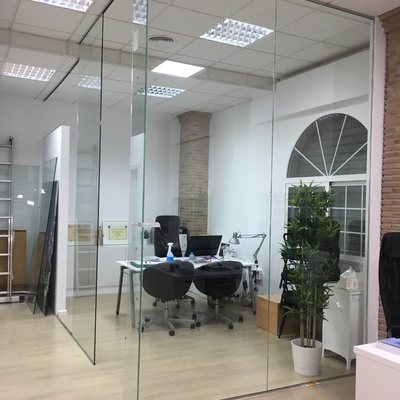 Instalación Cristalera Despacho Dirección
