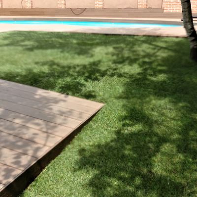 Instalación césped natural - Rivas