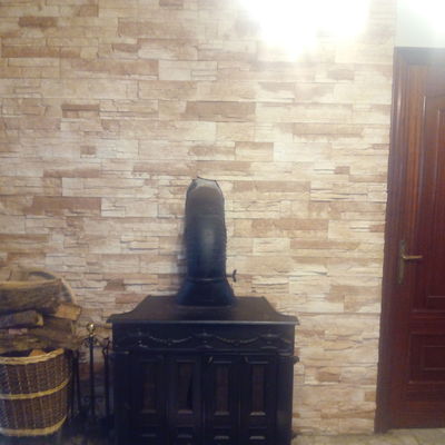 Colocación Chimenea Y Piedra.