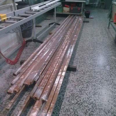 Instalacion de ventanas imitacion madera