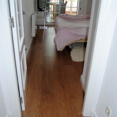 Instalacion Parquet, lacado puertas y rodapie