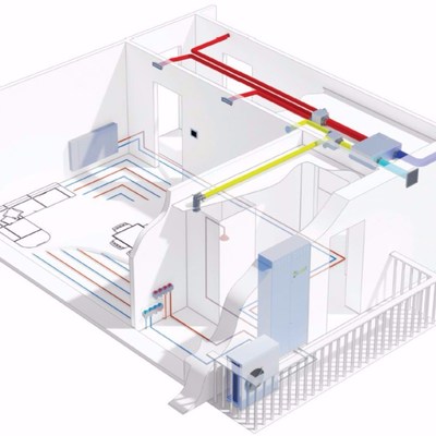 Instalación térmica y climática / Unidades central de acondicionamento / Bombas de calor / Sistemas Made in Italy