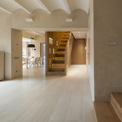 Interior con bóveda catalana