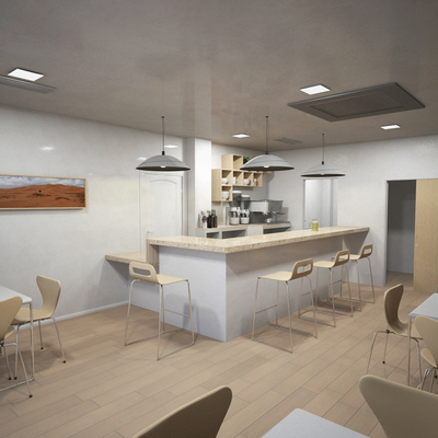 Proyecto, Dirección de Obra y Diseño de Cafetería 