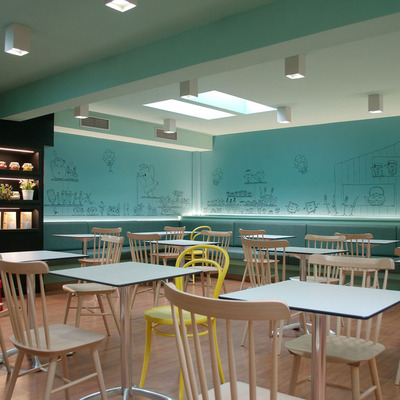 Interiorismo en un local centenario: Pastelería Bornaechea en Miranda de Ebro (Burgos)