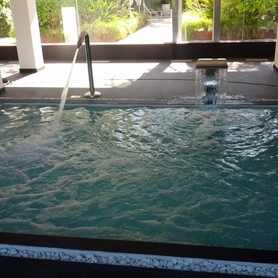 JACUZZI CUELLO DE CISNE MAS CASCADA Y REBOSADERO