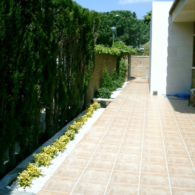 Jardín acabado
