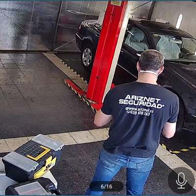 Instalación de cámaras de videovigilancia