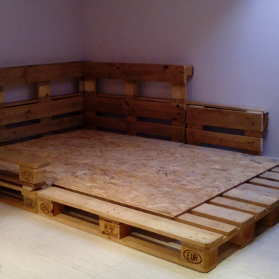 Cama de euro palets