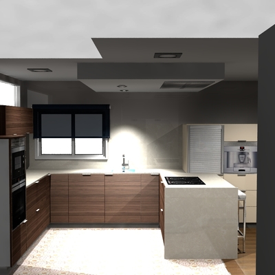 La cocina desde dentro.