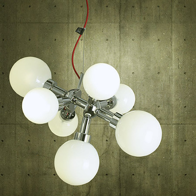 Lámpara de cristal retro