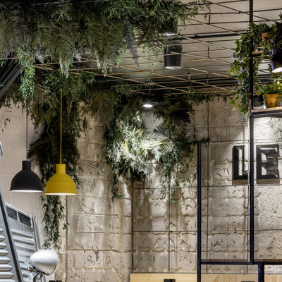 Le Streeter, vista del comedor