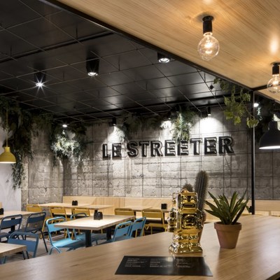 Le Streeter, vista del comedor