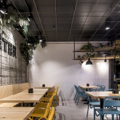 Le Streeter, vista del comedor