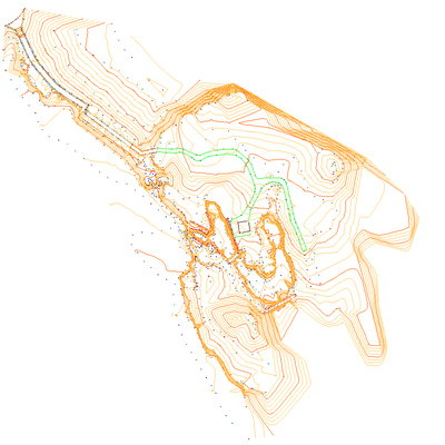 Levantamiento topográfico de Cetáreas (viveroa de marisco) en Quejo (Isla, Arnuero)