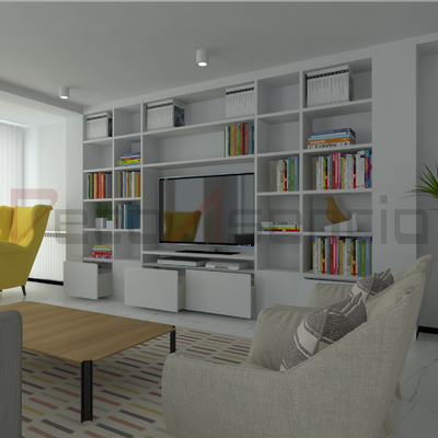 Proyecto de Domicilio Rehabilitado Aplicando Criterios funcional sobre el amueblamiento