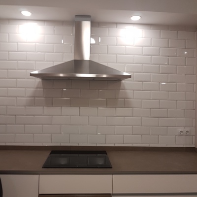 Limpieza cocina después de obra