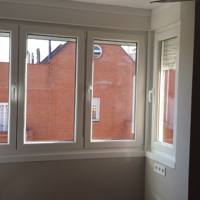 Ampliación de habitación mediante la incorporación de la terraza.