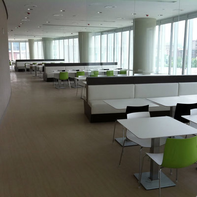       Limpiezas La Moderna  Agrandar Limpieza fin de obra cafetería-restaurante Torre IBERDROLA