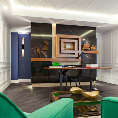 LIving y Despacho Casa Decor 2015