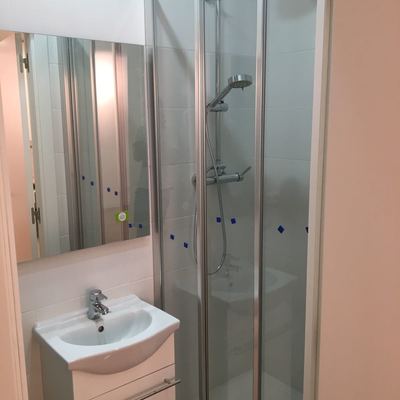 Mampara de baño frontal